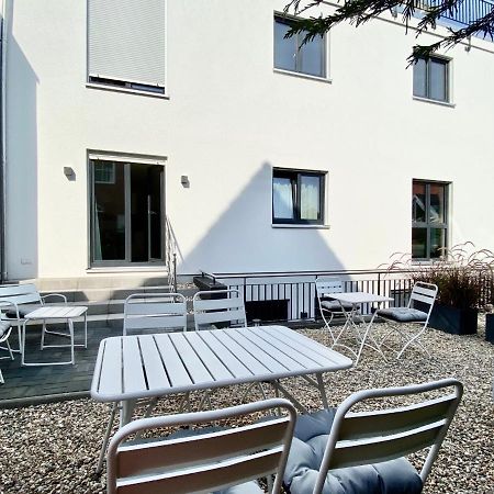 Modernes Apartment, Terrasse Und Garten Am Lilienthalpark Im Suedwesten Berlins Buitenkant foto